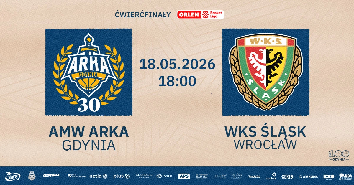 Playoff: AMW Arka Gdynia vs WKS Śląsk Wrocław