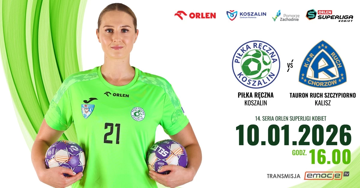 Piłka Ręczna Koszalin vs TAURON Ruch Szczypiorno Kalisz